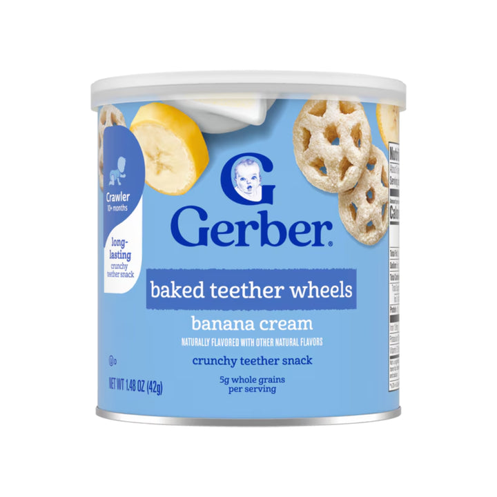 Gerber Teether Wheels Banana Cream (42g)