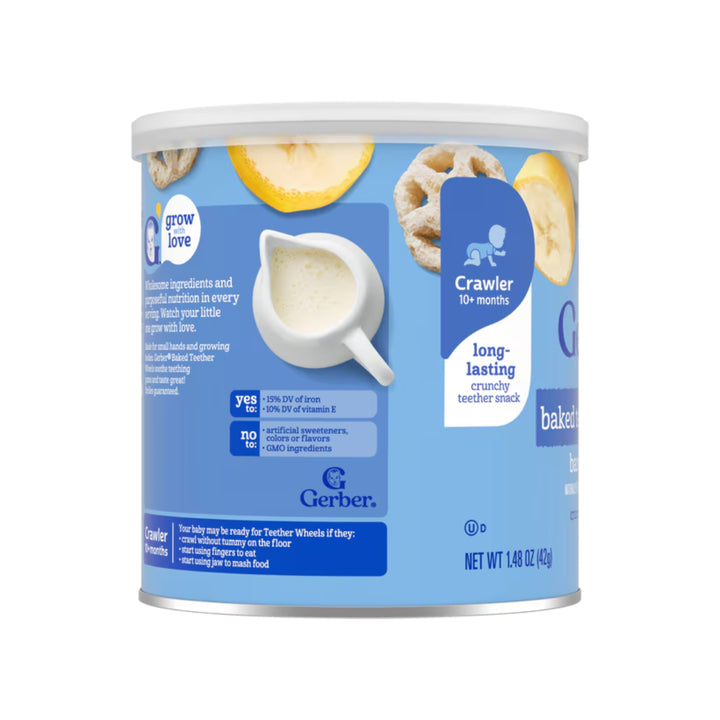Gerber Teether Wheels Banana Cream (42g)