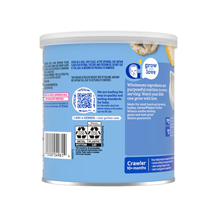 Gerber Teether Wheels Banana Cream (42g)