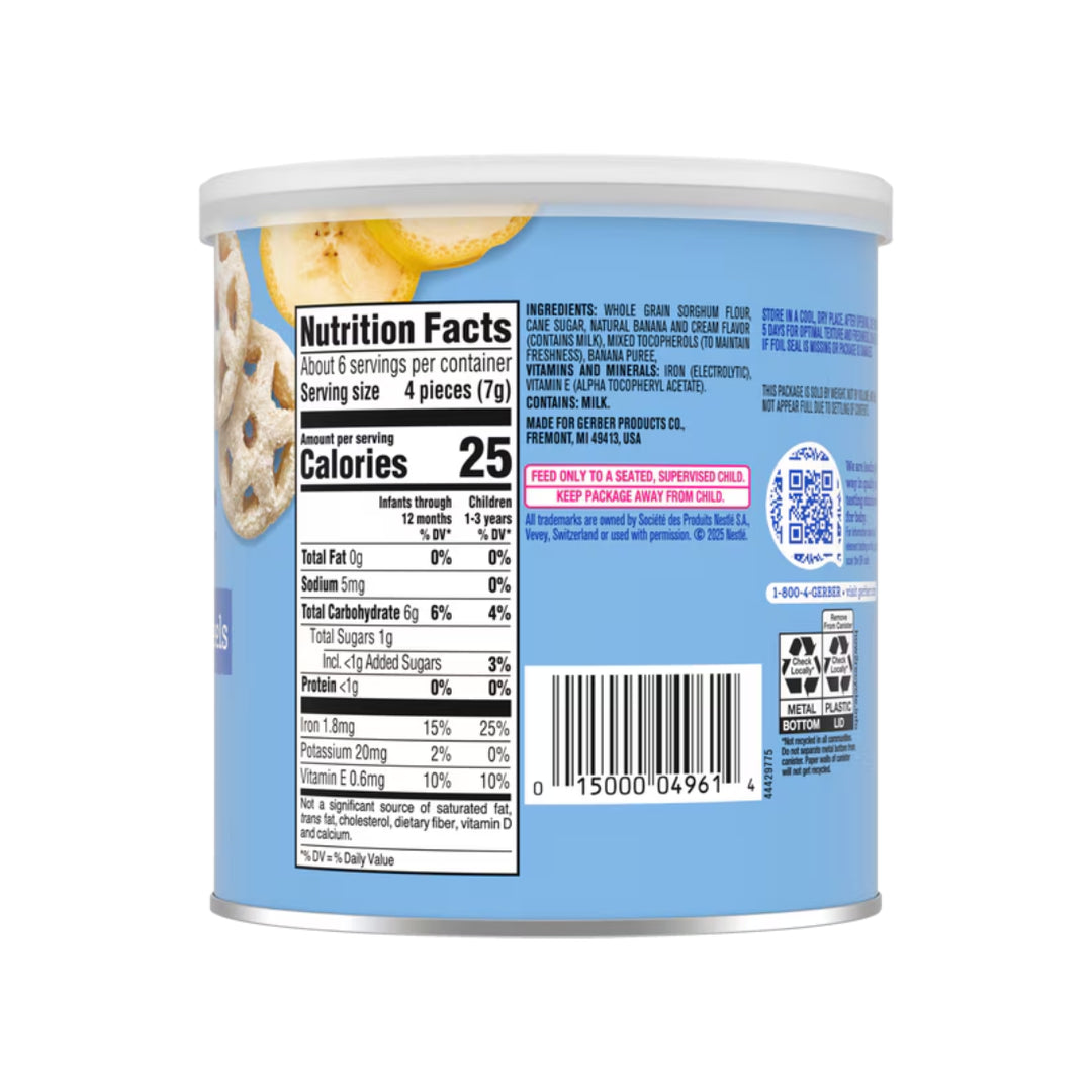 Gerber Teether Wheels Banana Cream (42g)