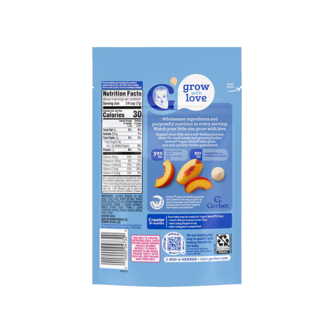Gerber Yogurt Melts Peach (28g)