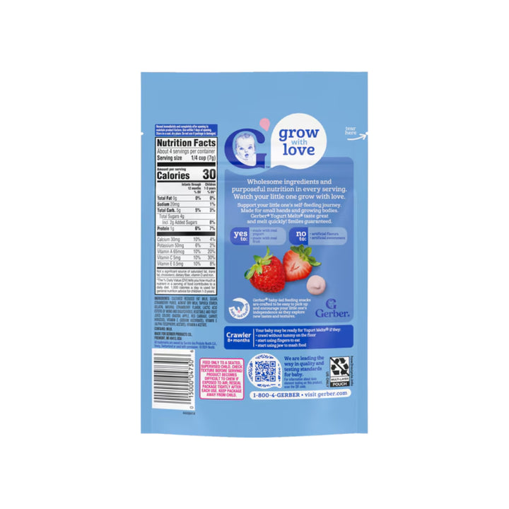 Gerber Yogurt Melts Strawberry (28g)
