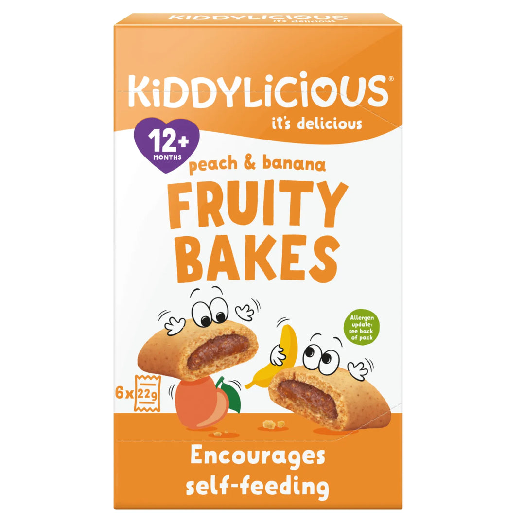 Kiddylicious Fruity Bakes Peach &amp; Banana (132g) (12m+)
