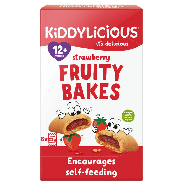 Kiddylicious Fruity Bakes Strawberry (132g) (12m+)