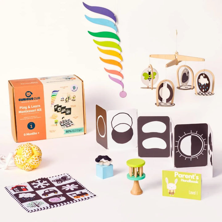 Curious Cub The Newborn Montessori Box - 0 Months+ (Level 1)