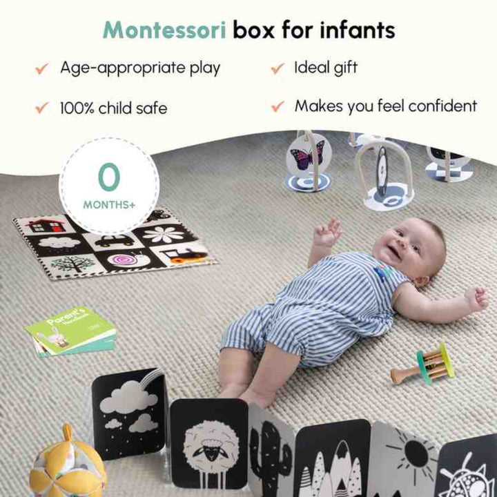 Curious Cub The Newborn Montessori Box - 0 Months+ (Level 1)