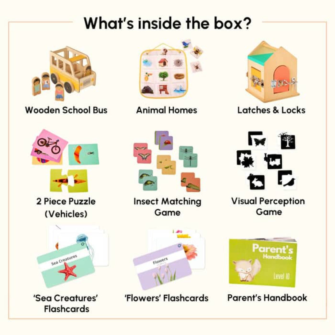 Curious Cub The Talker Montessori Box - 21 Months+ (Level 10)