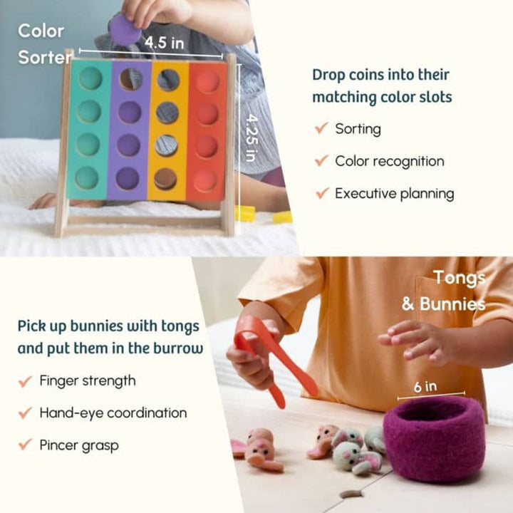 Curious Cub The Imagineer Montessori Box - 24 Months+ (Level 11)