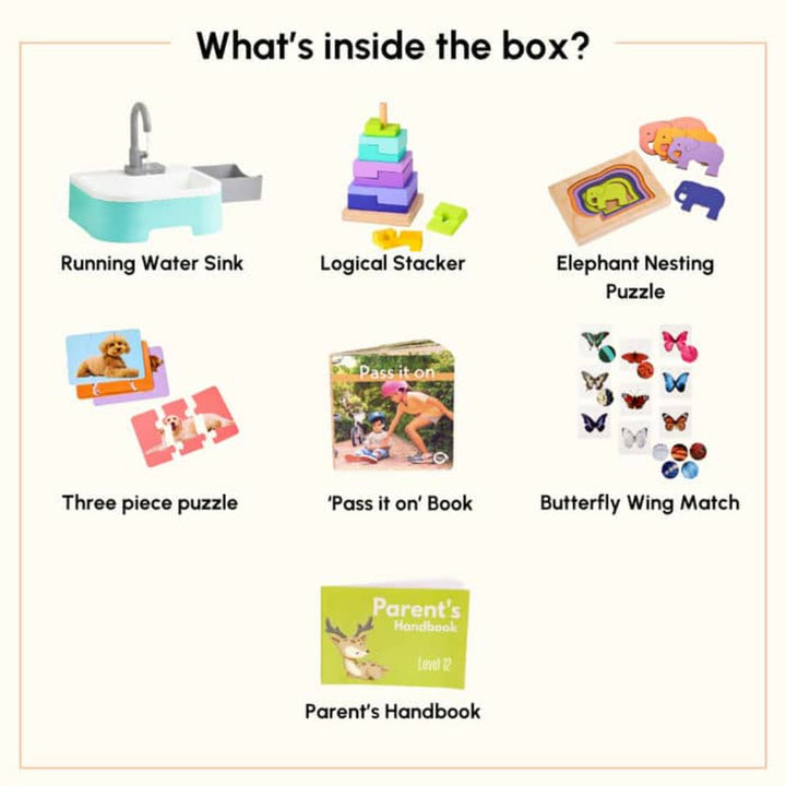 Curious Cub The Organiser Montessori Box -  2 Years 3 Months+ (Level 12)