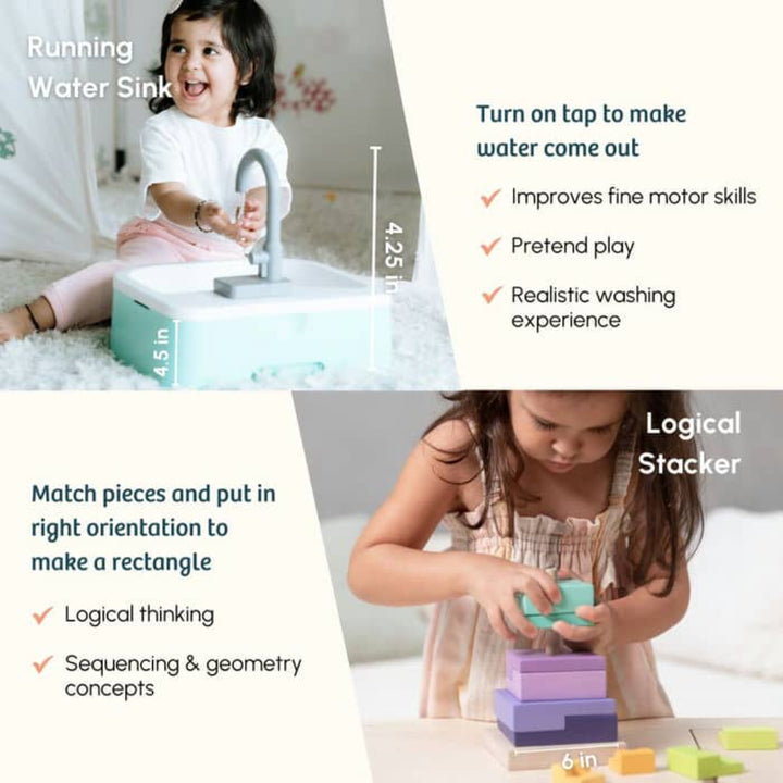 Curious Cub The Organiser Montessori Box -  2 Years 3 Months+ (Level 12)