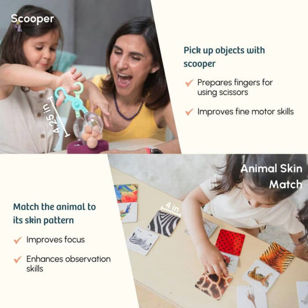 Curious Cub The Problem Solver Montessori Box -  2 Years 9 Months+ (Level 14)