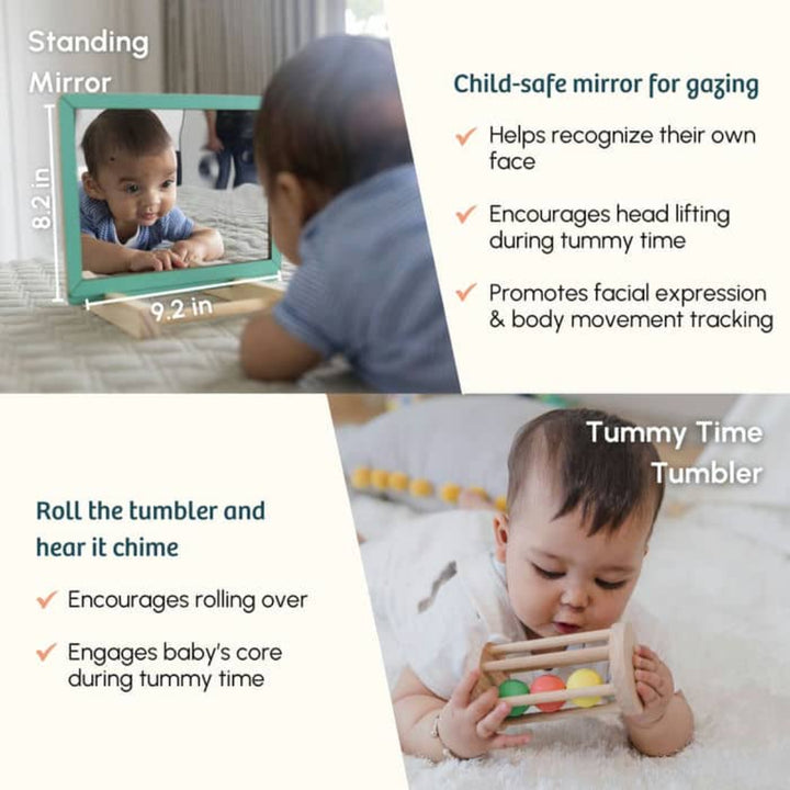 Curious Cub The Lifter Montessori Box - 3 Months+ (Level 2)