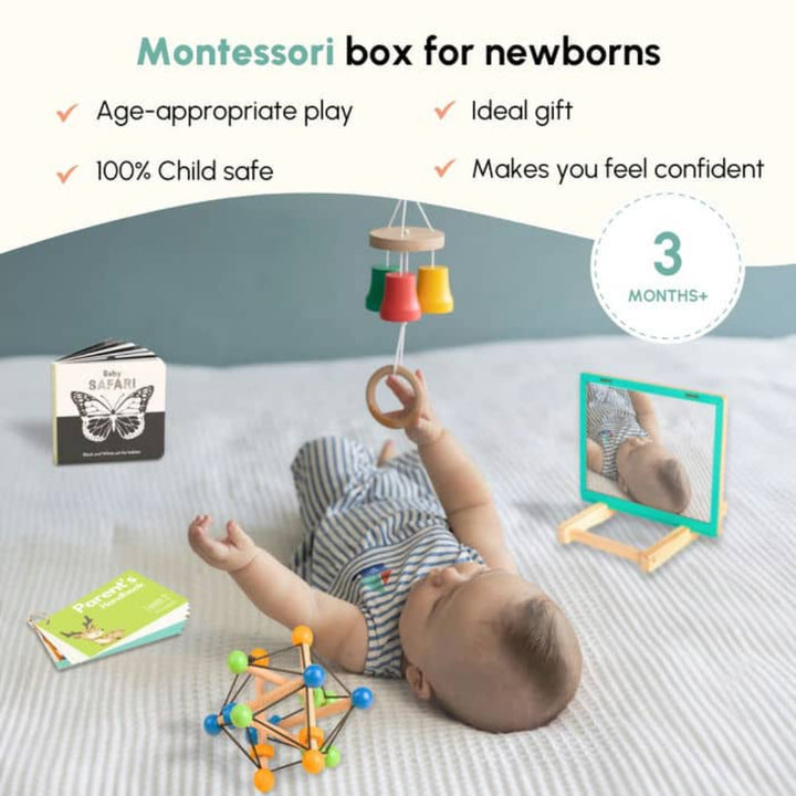 Curious Cub The Lifter Montessori Box - 3 Months+ (Level 2)