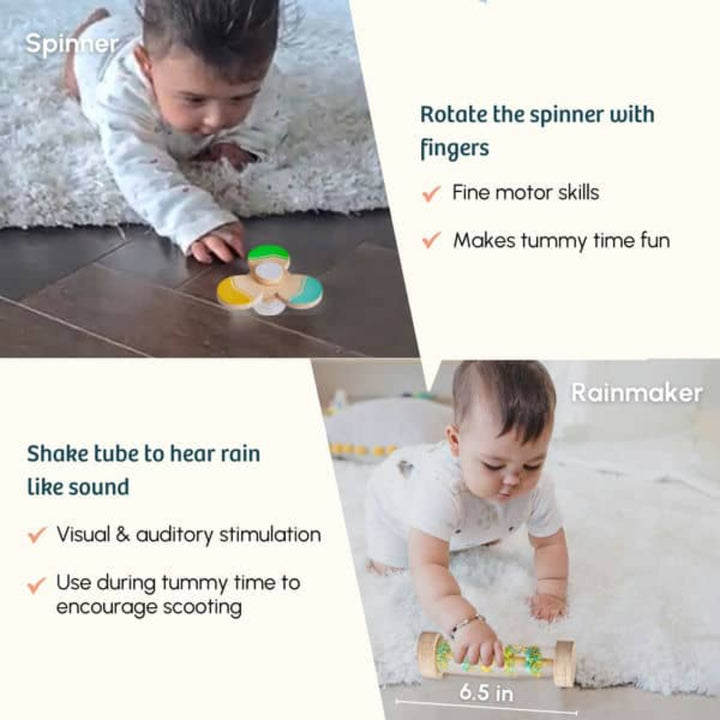 Curious Cub The Reacher Montessori Box - 5 Months+ (Level 3)