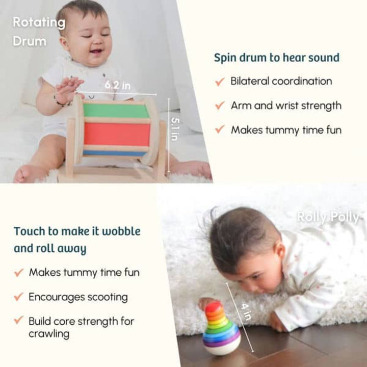 Curious Cub The Reacher Montessori Box - 5 Months+ (Level 3)