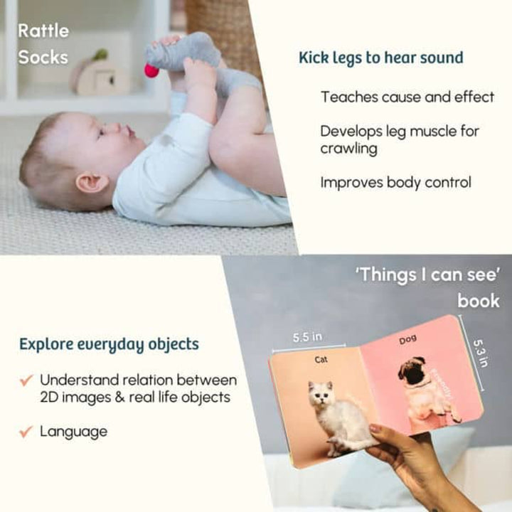 Curious Cub The Reacher Montessori Box - 5 Months+ (Level 3)