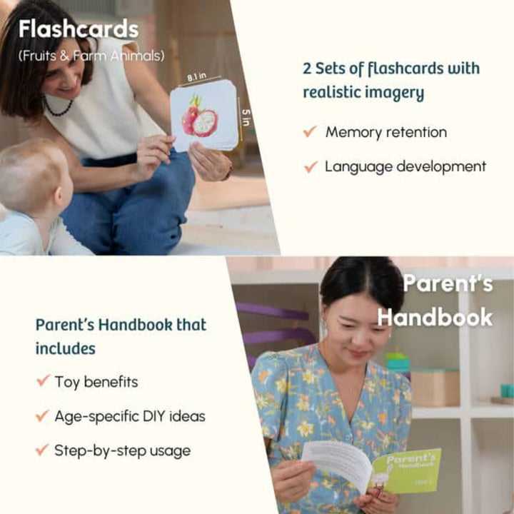 Curious Cub The Reacher Montessori Box - 5 Months+ (Level 3)