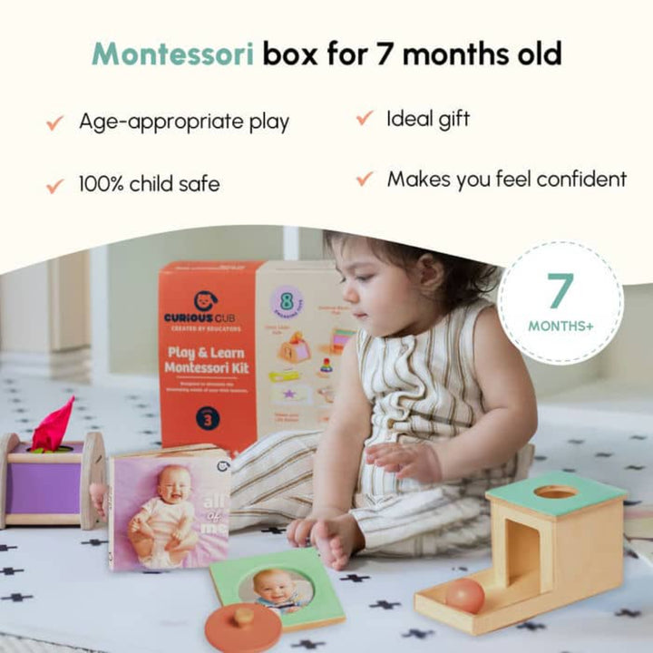 Curious Cub The On-The-Move Montessori Box - 7 Months+ (Level 4)