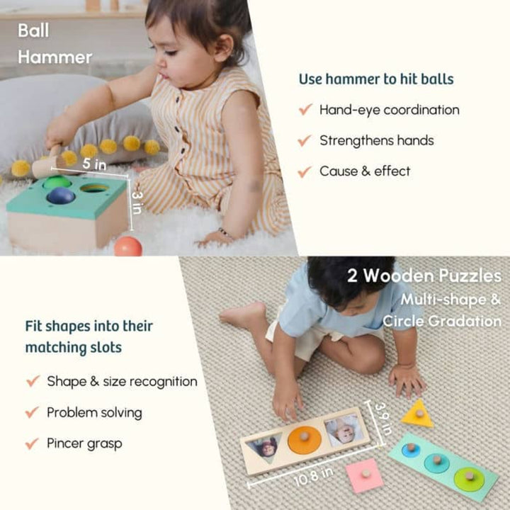 Curious Cub The Go-Getter Montessori Box - 13 Months+ (Level 7)