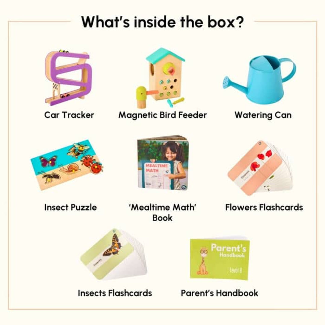 Curious Cub The Imitator Montessori Box - 16 Months+ (Level 8)