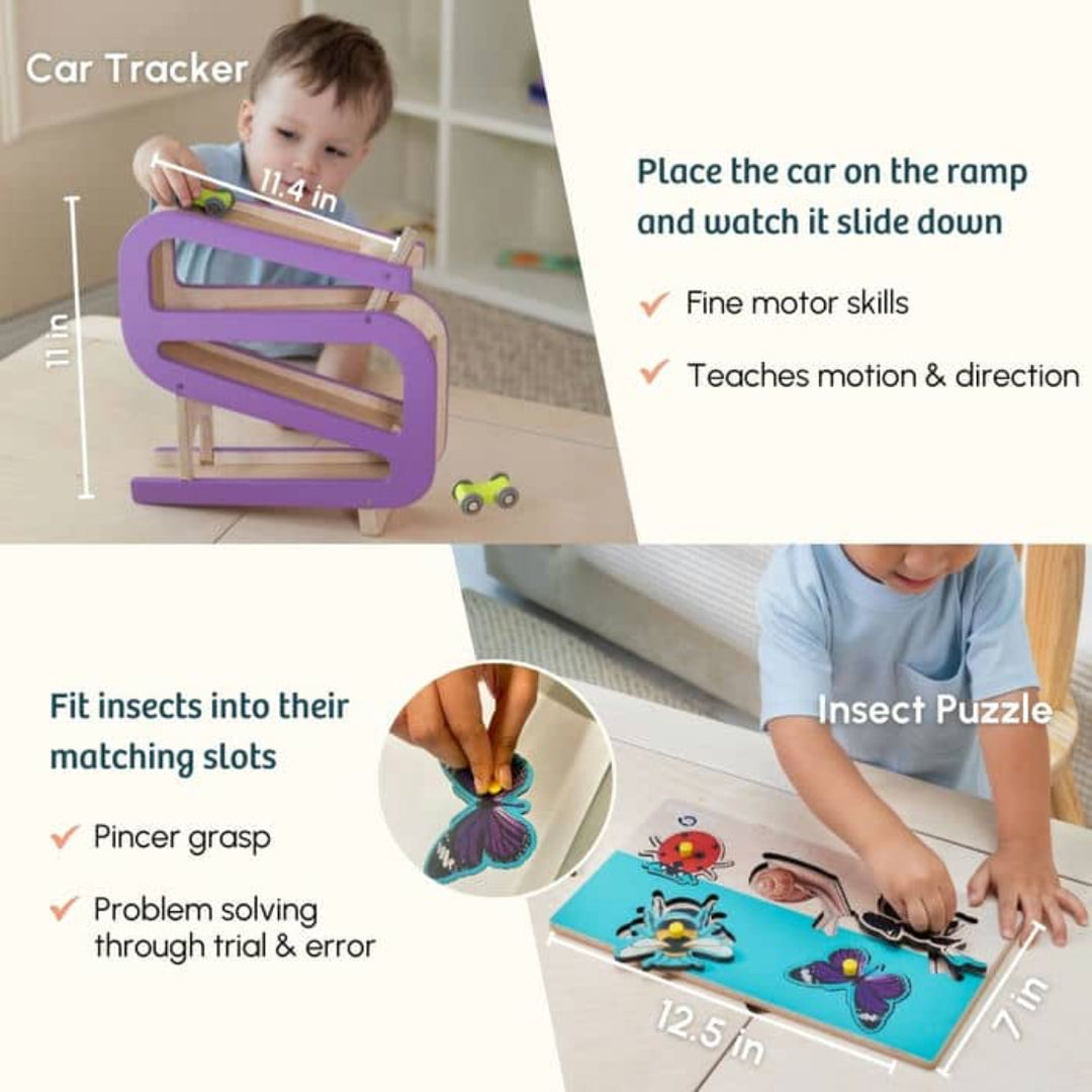 Curious Cub The Imitator Montessori Box - 16 Months+ (Level 8)