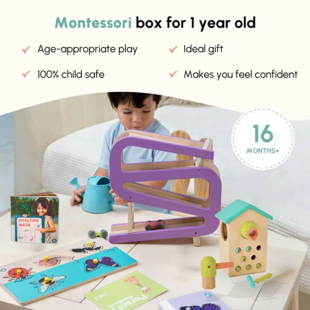 Curious Cub The Imitator Montessori Box - 16 Months+ (Level 8)