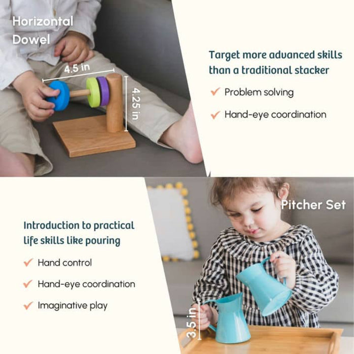 Curious Cub The Builder Montessori Box - 19 Months+ (Level 9)