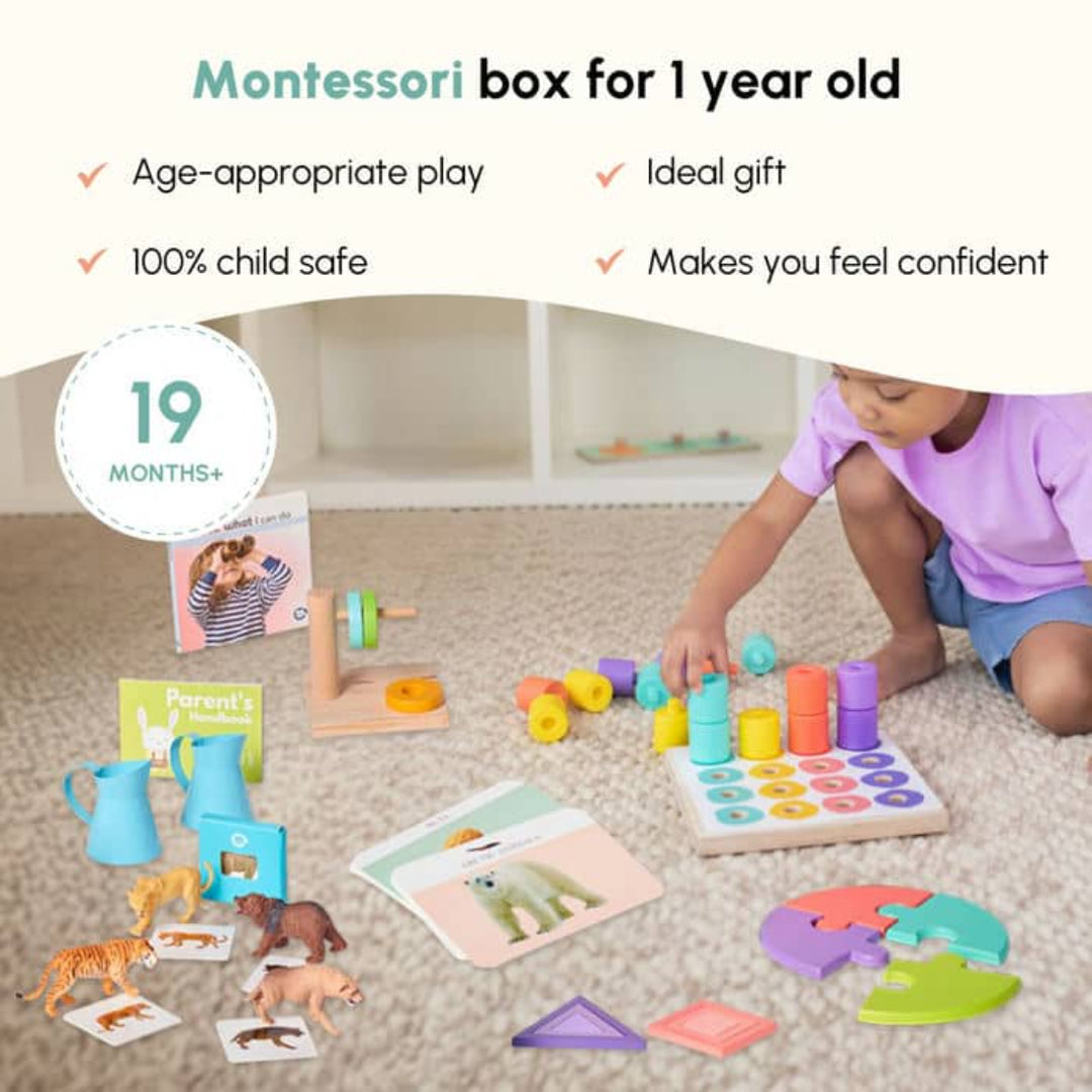 Curious Cub The Builder Montessori Box - 19 Months+ (Level 9)