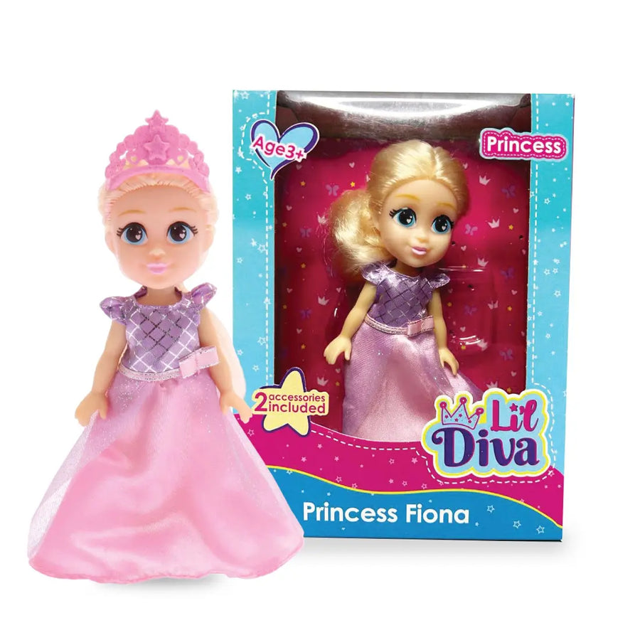 Li'l Diva Princess - Fiona, 6" Doll