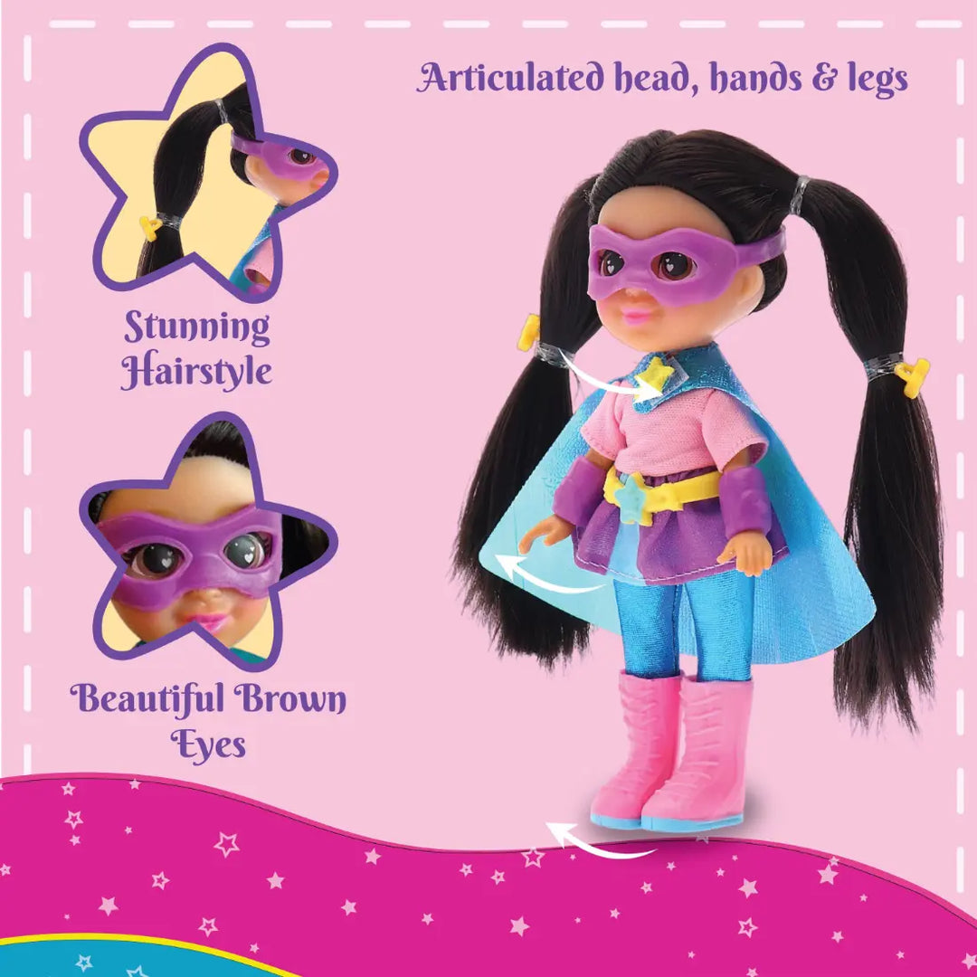 Li'l Diva Superhero - Starlight, 6" Doll