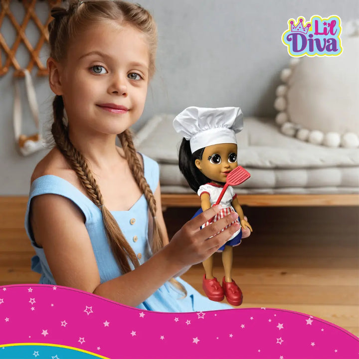 Li'l Diva Chef - Gabby, 13" Doll