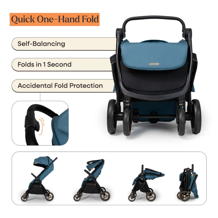 Loopie Hop | 0-4 Years | Travel Friendly Cabin Stroller