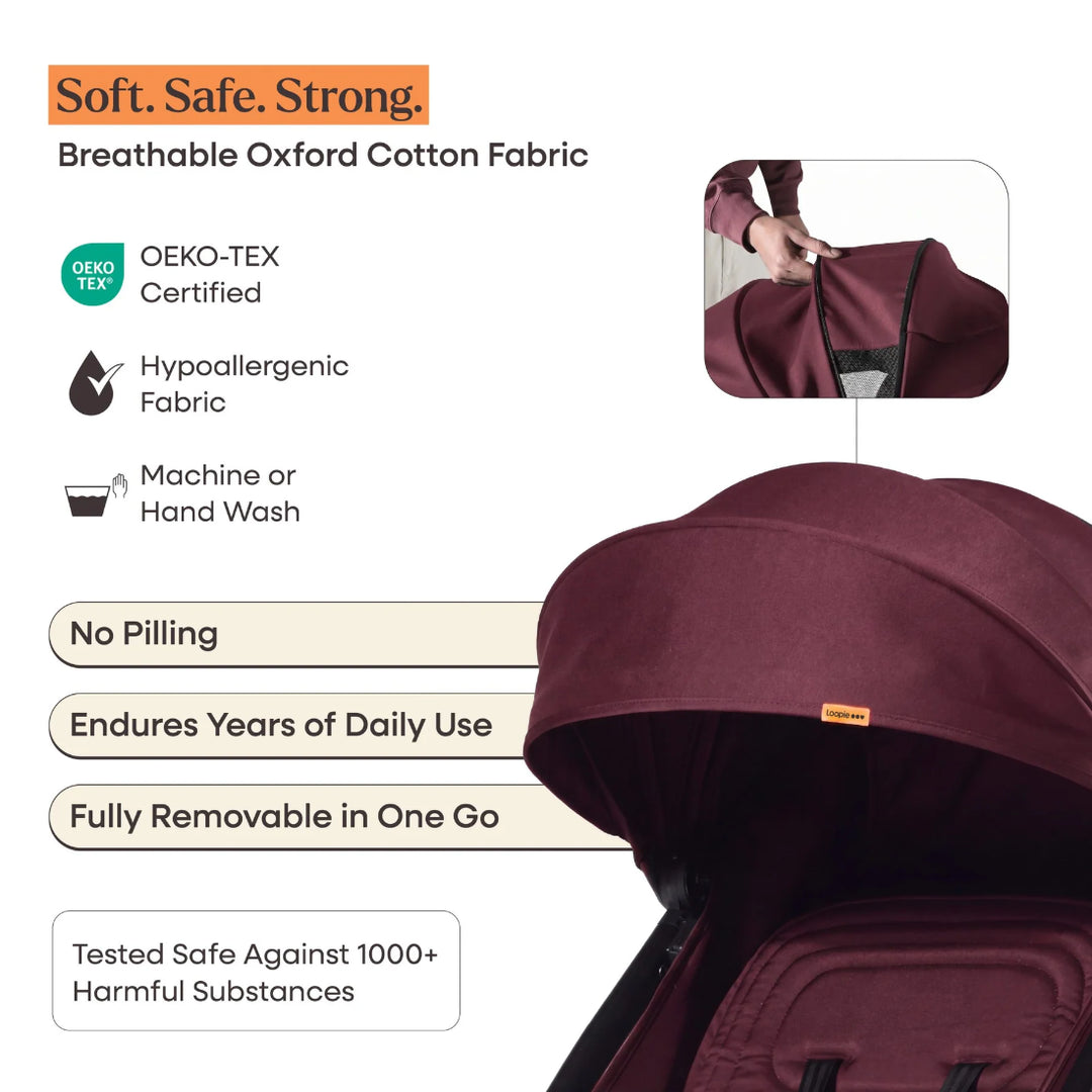 Loopie Hop | 0-4 Years | Travel Friendly Cabin Stroller