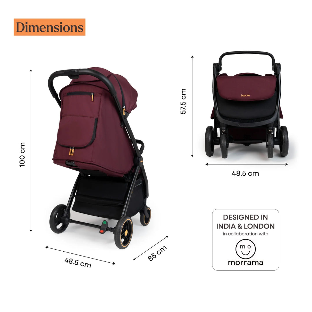 Loopie Hop | 0-4 Years | Travel Friendly Cabin Stroller