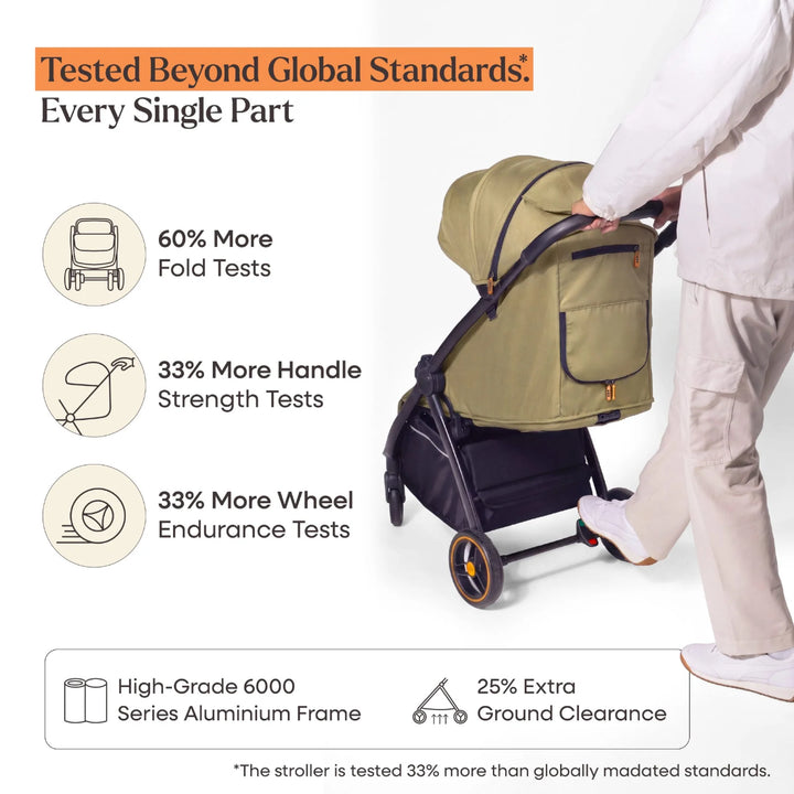Loopie Hop | 0-4 Years | Travel Friendly Cabin Stroller