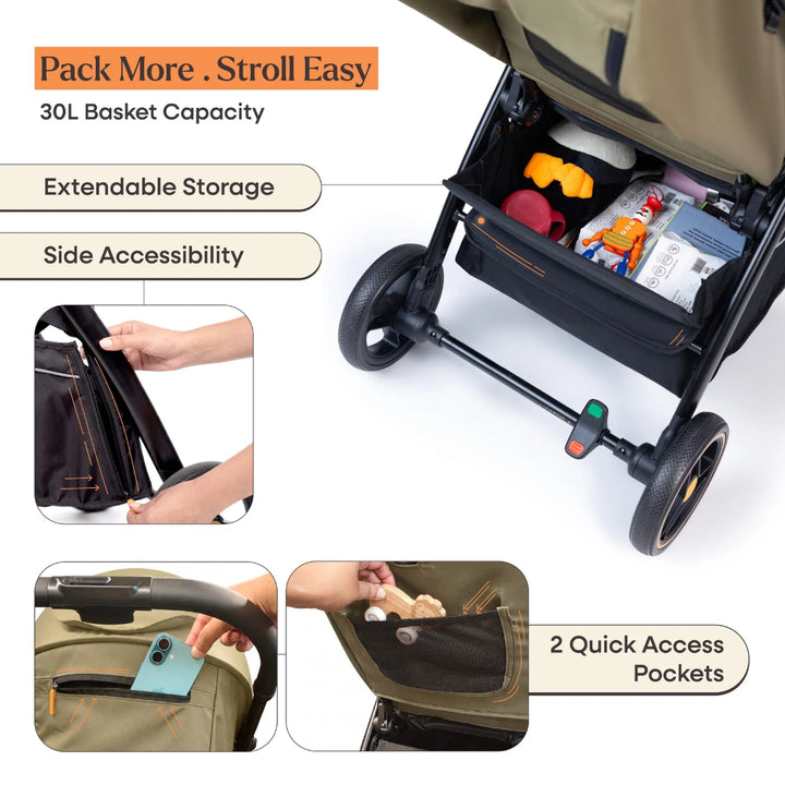 Loopie Hop | 0-4 Years | Travel Friendly Cabin Stroller