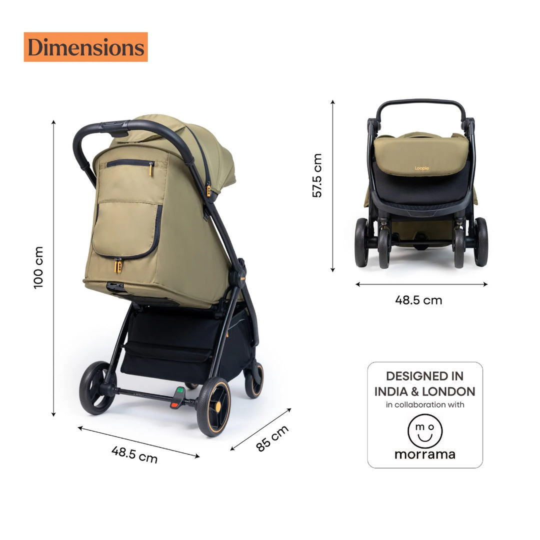 Loopie Hop | 0-4 Years | Travel Friendly Cabin Stroller