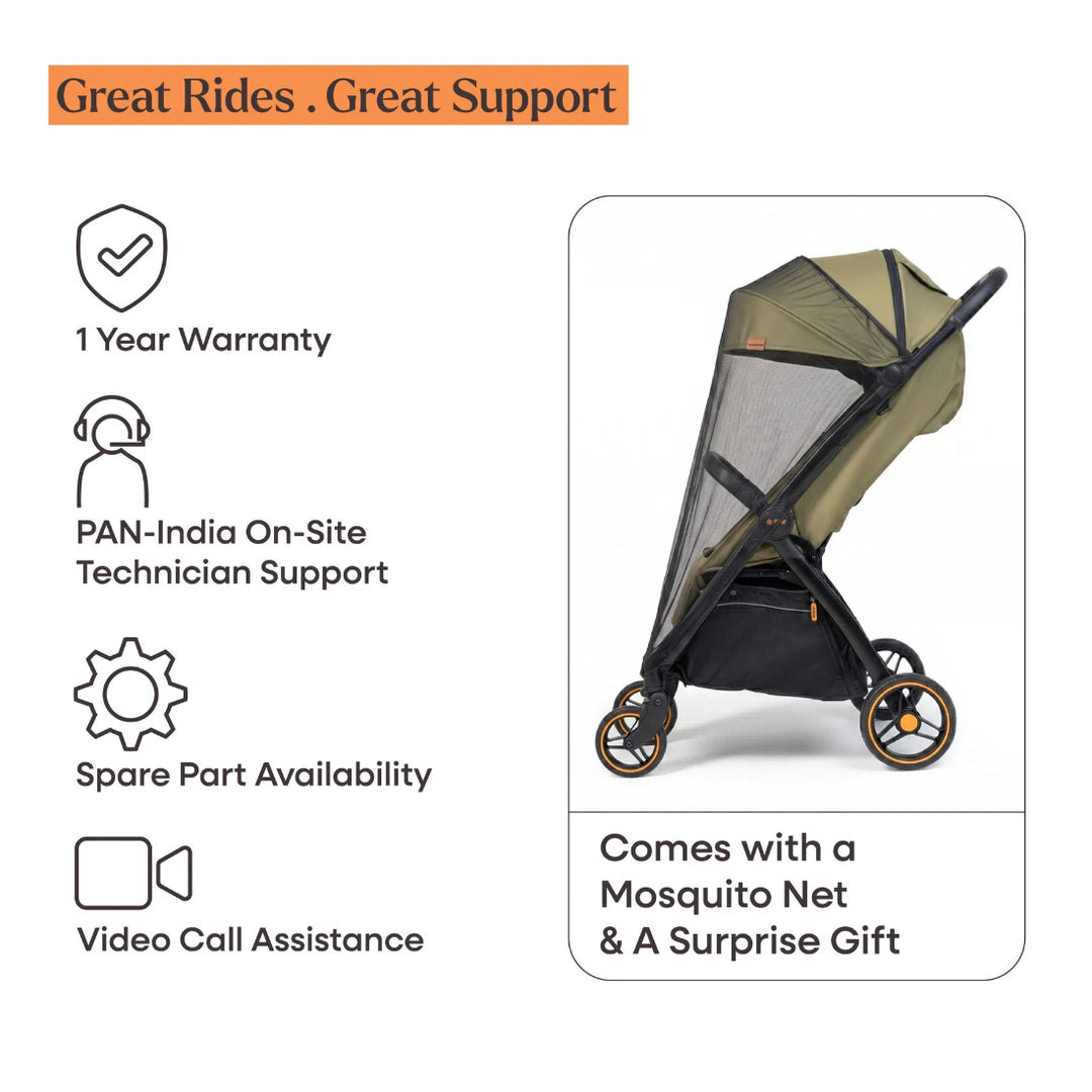 Loopie Hop | 0-4 Years | Travel Friendly Cabin Stroller