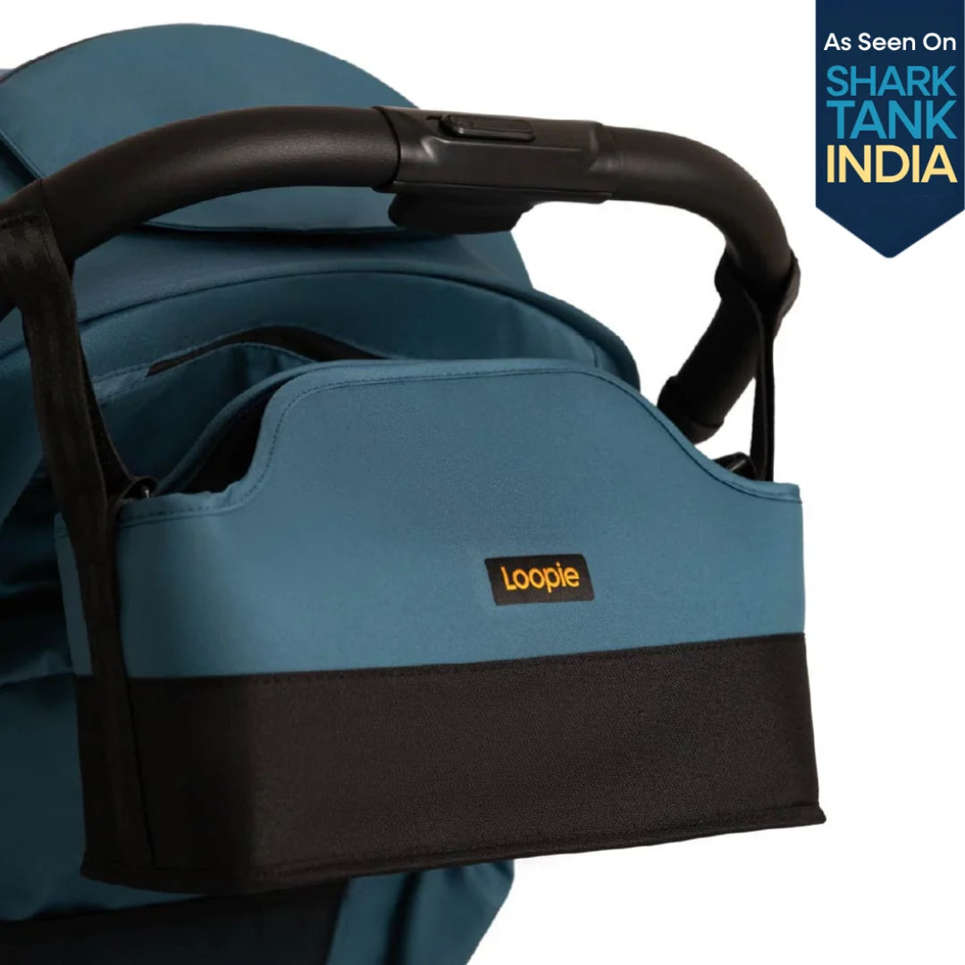 Loopie Organiser Bag | Baby Stroller Organiser Bag | Magnetic Closure | Baby Caddy Bag