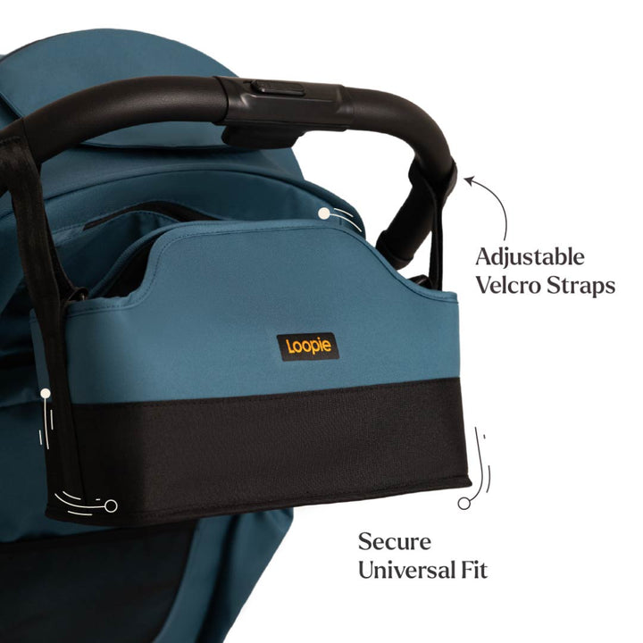 Loopie Organiser Bag | Baby Stroller Organiser Bag | Magnetic Closure | Baby Caddy Bag