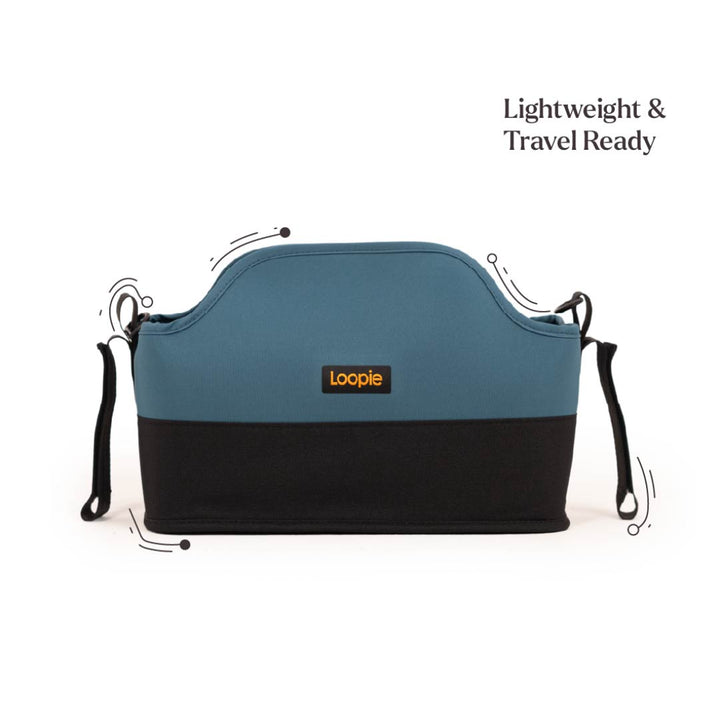 Loopie Organiser Bag | Baby Stroller Organiser Bag | Magnetic Closure | Baby Caddy Bag