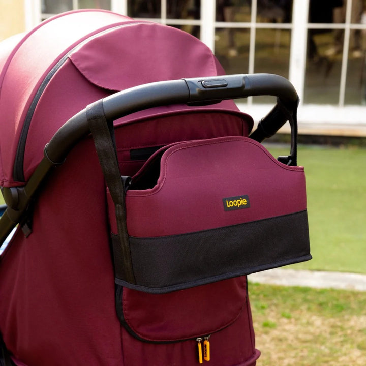 Loopie Organiser Bag | Baby Stroller Organiser Bag | Magnetic Closure | Baby Caddy Bag