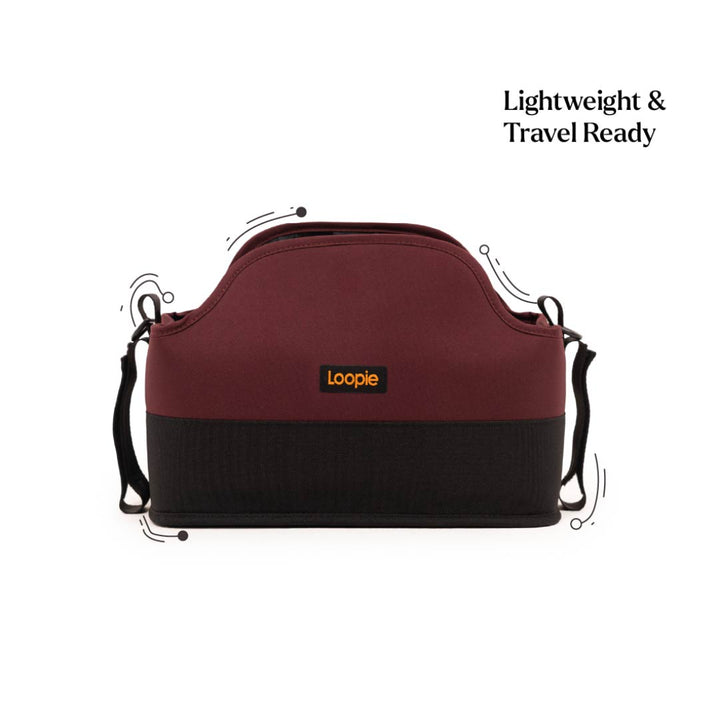 Loopie Organiser Bag | Baby Stroller Organiser Bag | Magnetic Closure | Baby Caddy Bag