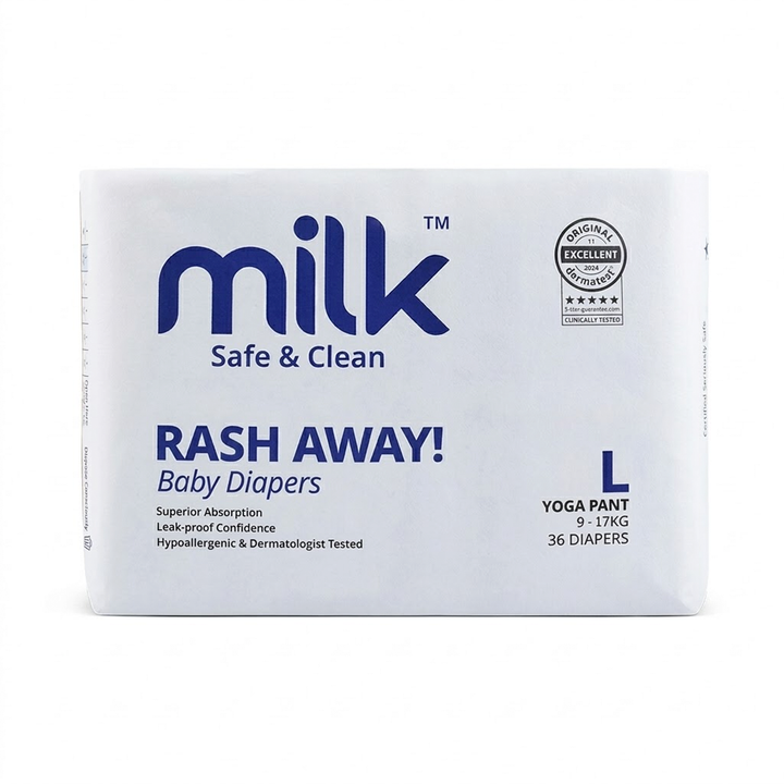 MILK Baby Diaper Yoga Pant Size 4 (L) (36 pcs) (9-17 kg)