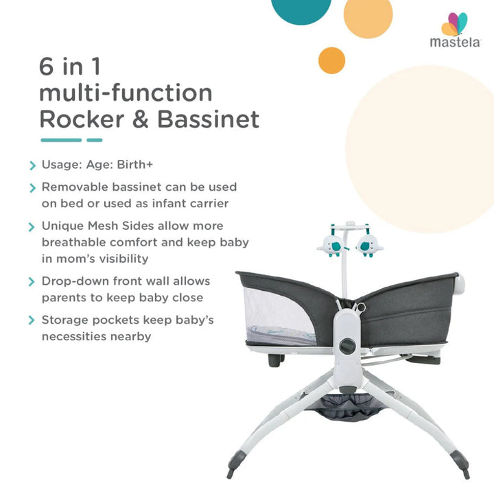 Mastela 6 in 1 Multi Function Bassinet