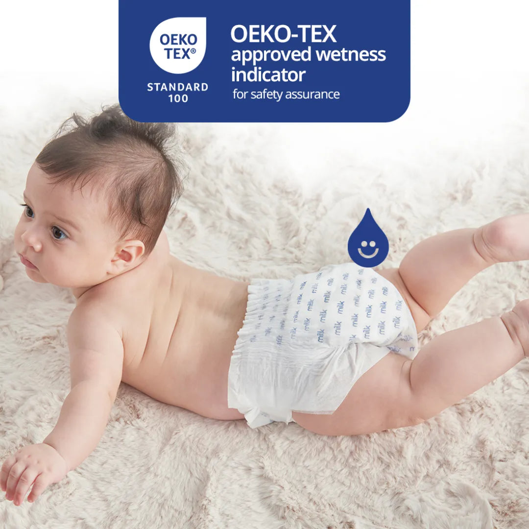 MILK Baby Diaper Flexi Tape Size 4 (L) (36 pcs) (9-17 kg)