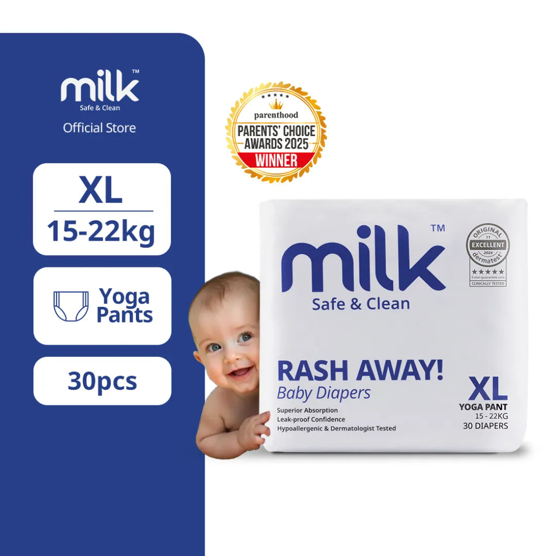 MILK Baby Diaper Yoga Pant Size 5 (XL) (30 pcs) (15-22 kg)