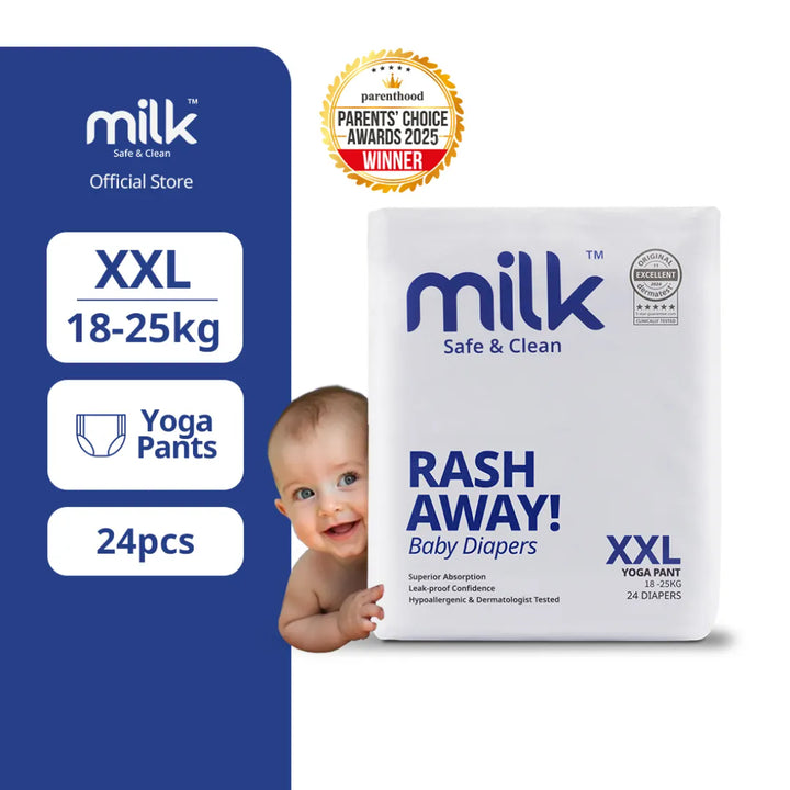 MILK Baby Diaper Yoga Pant Size 6 (XXL) (24 pcs) (18-25 kg)