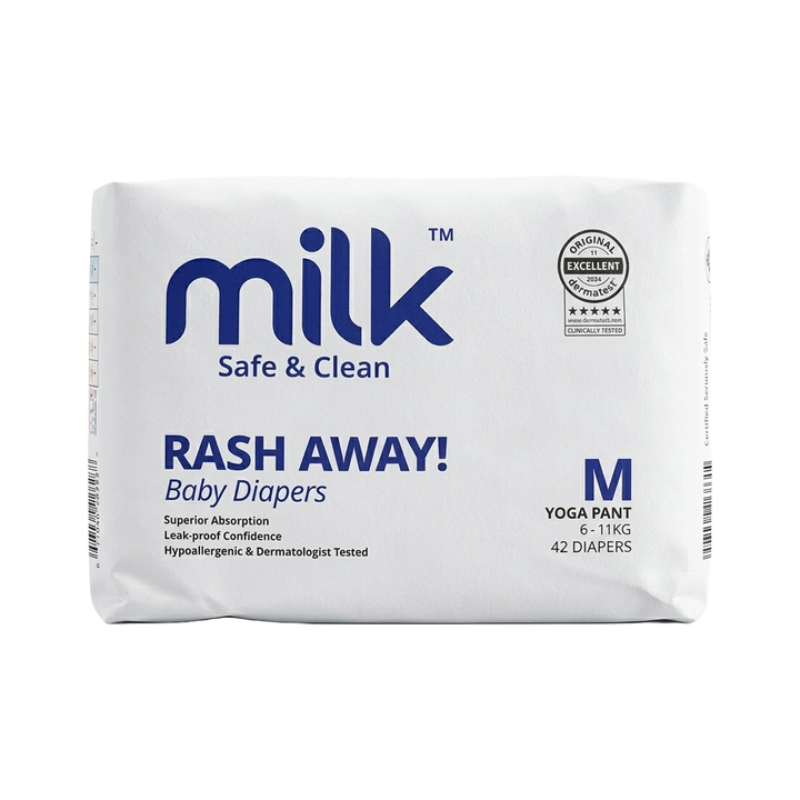 MILK Baby Diaper Yoga Pant Size 3 (M) (42 pcs) (6-11 kg)