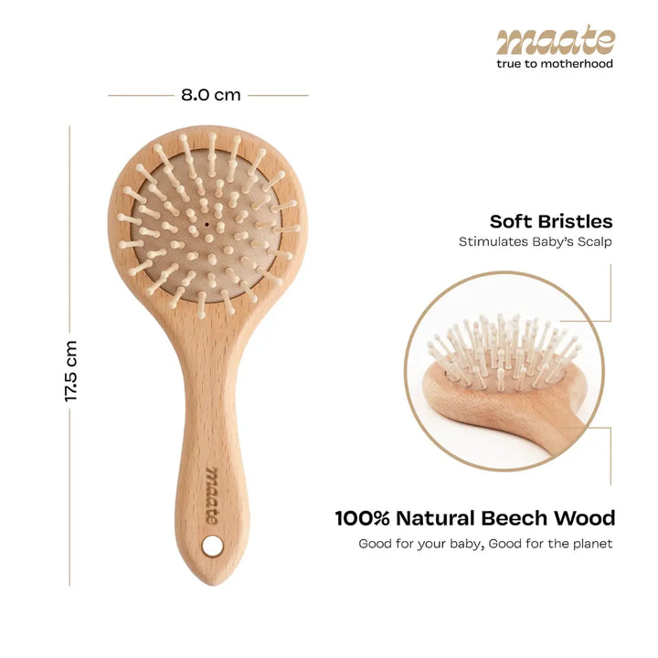 Maate Baby Wooden Hair Brush